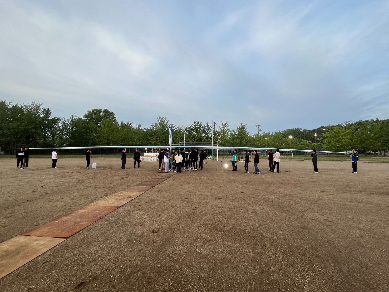 地上試験の様子